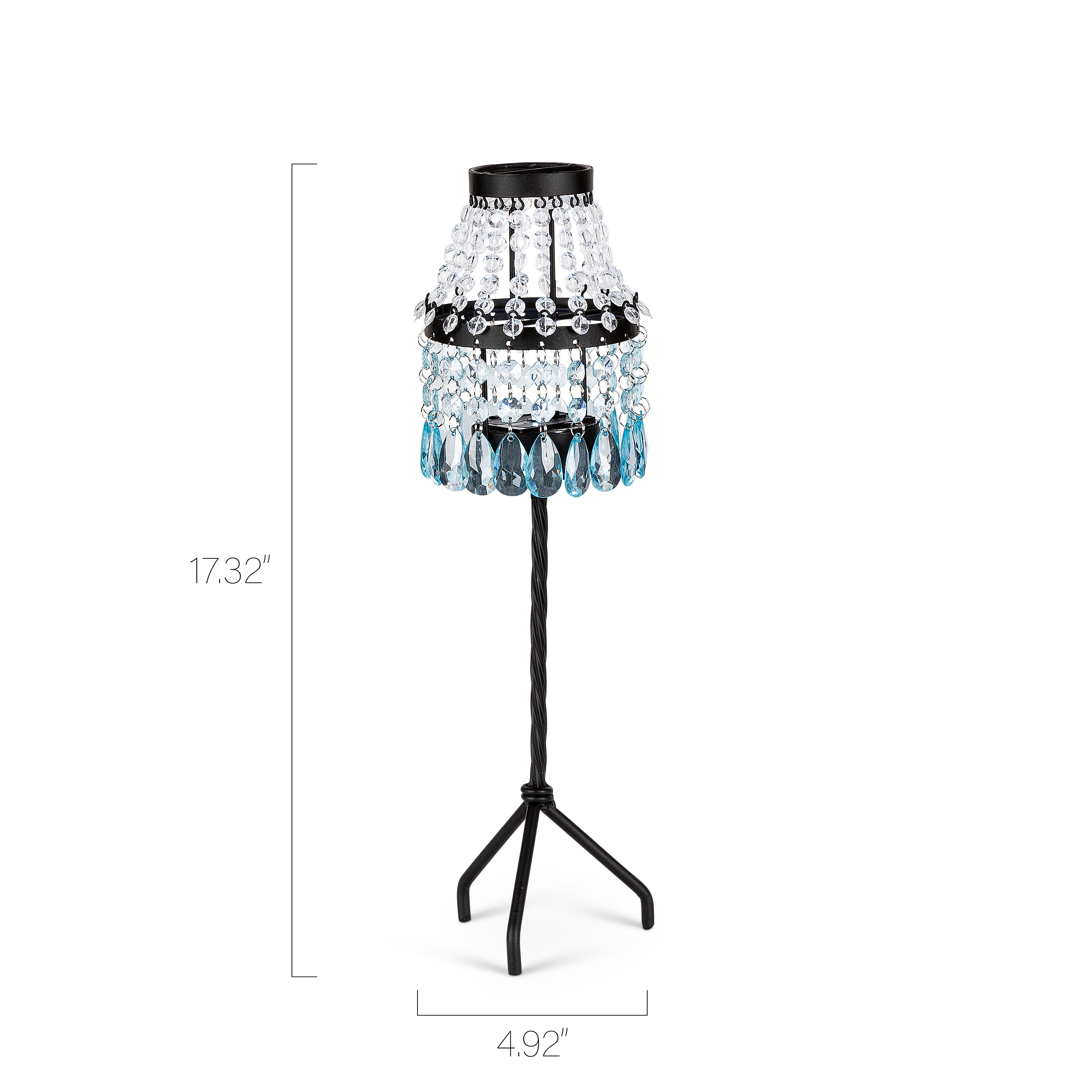 17.13 Inch Solar Beaded Lamp